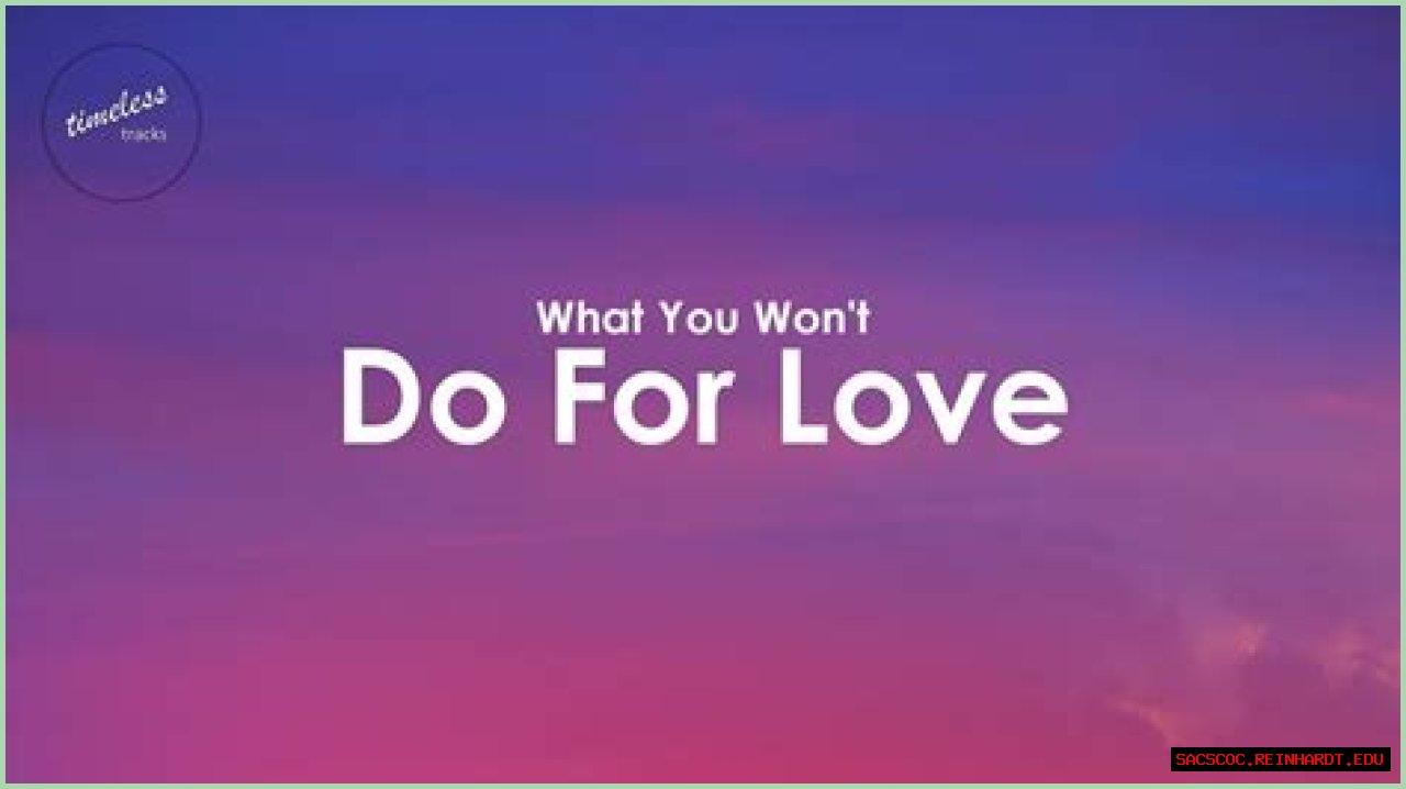 Unveil The Timeless Allure Of Bobby Caldwell's 'What You Won't Do For Love'